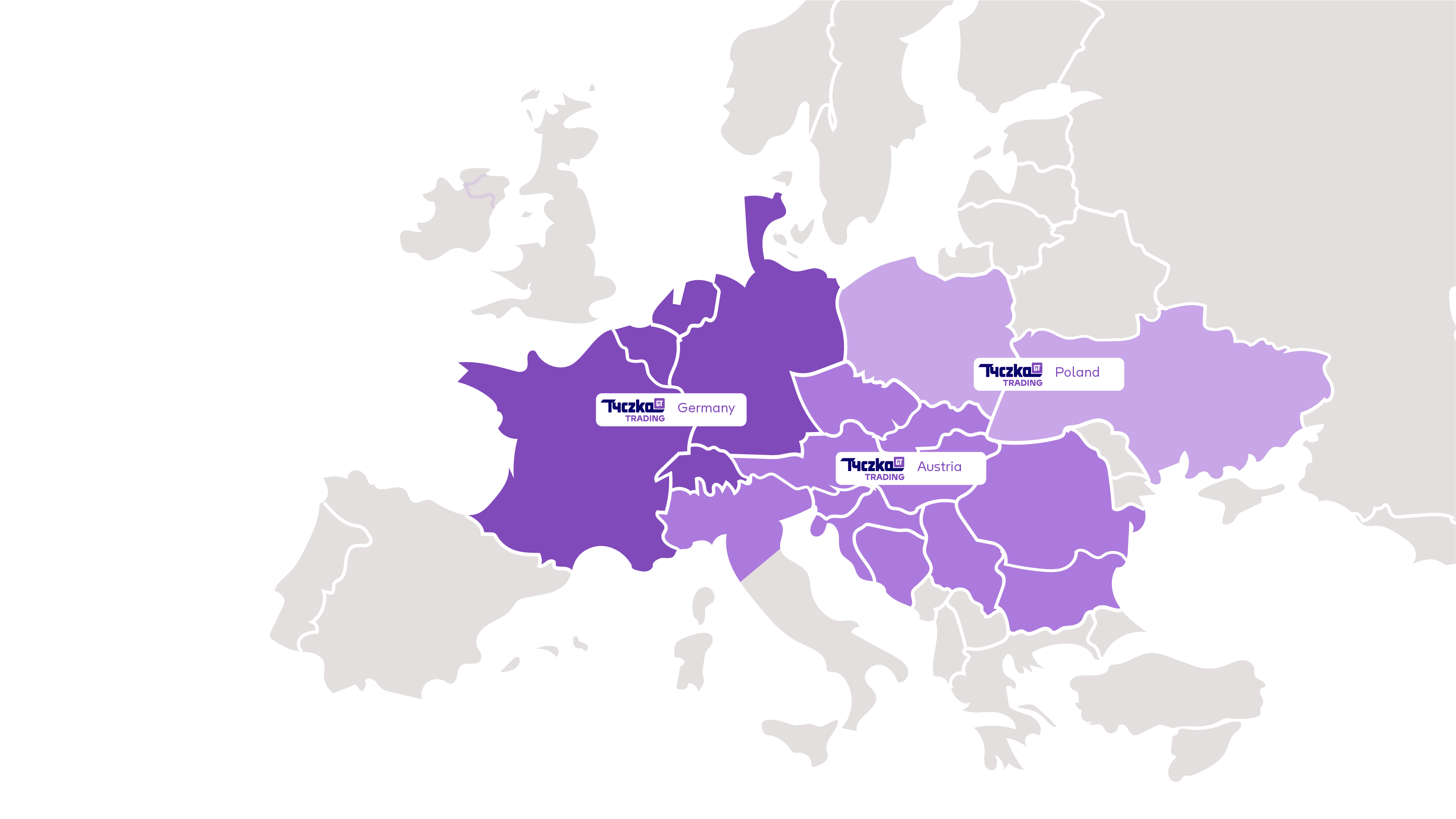 Karte Europa Vertrieb Tyczka Trading