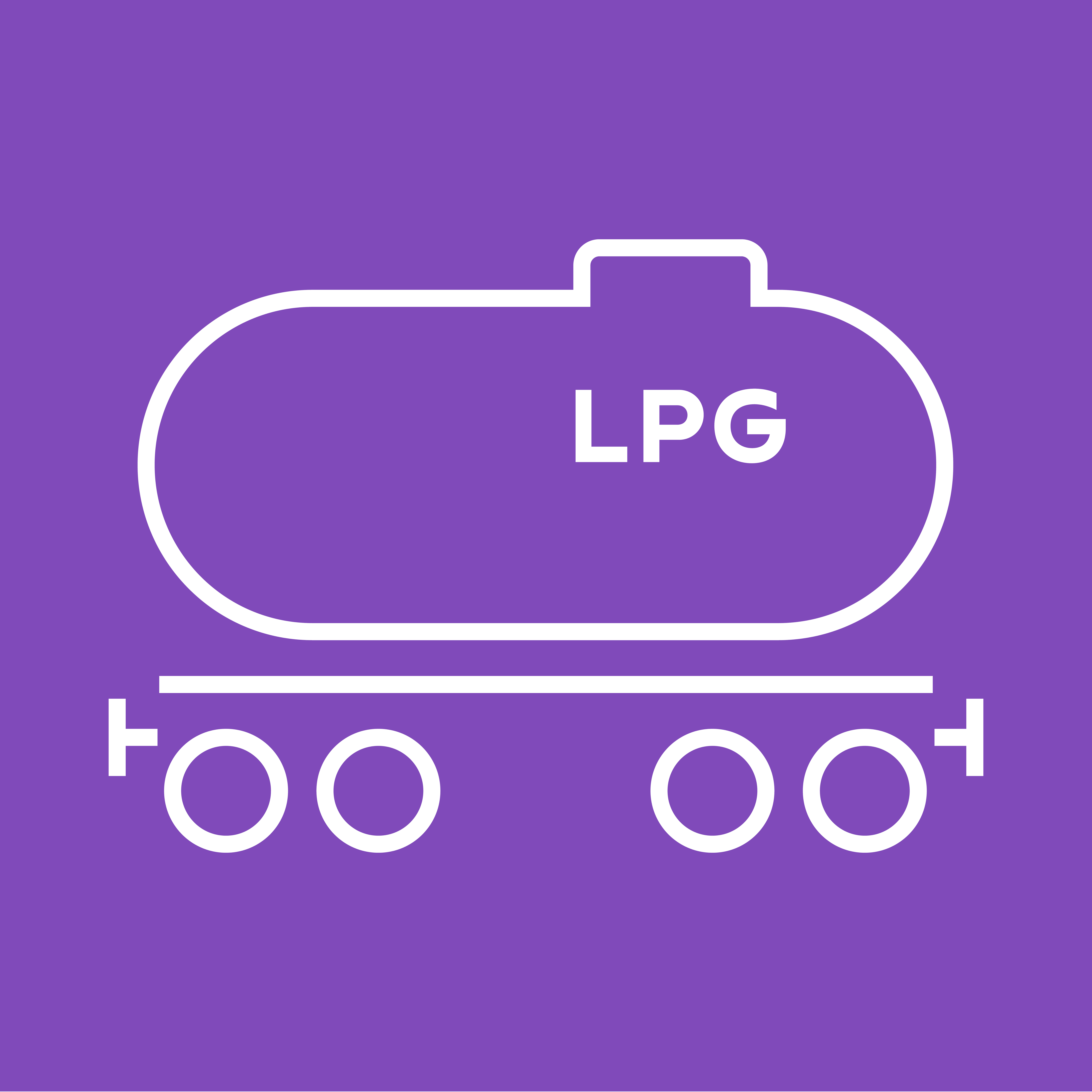 Trading Schienenkesselwagen Weiß Lila